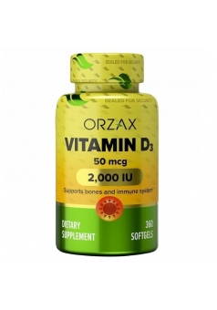 Vitamin D3 2000 МЕ 360 капс (Orzax)