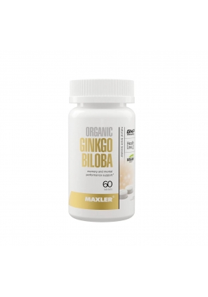 Гинкго билоба Organic Ginkgo Biloba 60 табл (Maxler)