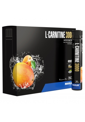 Суперконцентрированная формлуа L-карнитин L-Carnitine 3000 - 14 АМПУЛ 25 мл (Maxler)