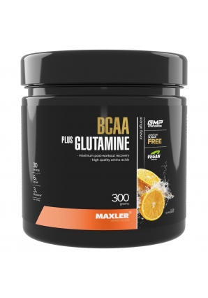 BCAA + Glutamine 300 гр для дополнительной энергии и восстановления (Maxler)