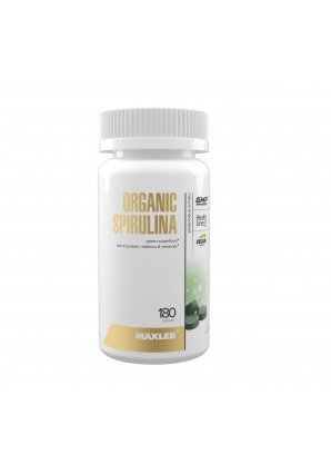 Organic Spirulina 180 табл (Maxler)