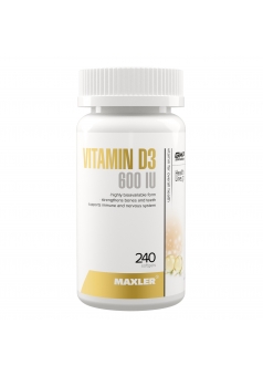 Vitamin D3 600 МЕ EU 240 капс (Maxler)