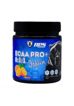 BCAA PRO+ 8:1:1 200 гр аминокислоты БЦАА (RPS Nutrition)