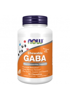 GABA Chewable 90 жев таб (NOW)