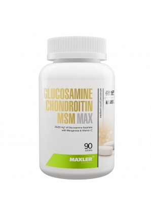 Глюкозамин Хондроитин МСМ, Glucosamine Chondroitin MSM MAX 90 табл. (Maxler)