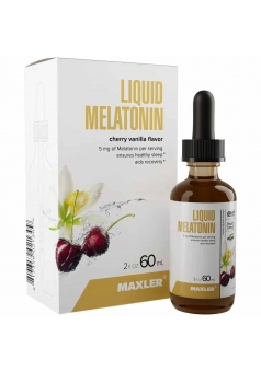 Способствует улучшению когнитивных способностей Liquid Melatonin 60 мл (Maxler)