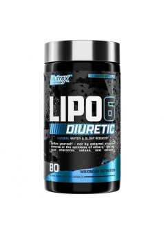 Натуральное мочегонное средство Lipo 6 Black Diuretic 80 капс (Nutrex)