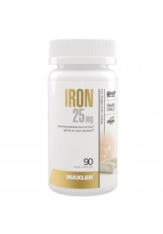 Iron 25 мг 90 капс (Maxler)