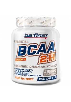 БЦАА Увеличивает выносливость BCAA Tablets 250 табл (Be First)