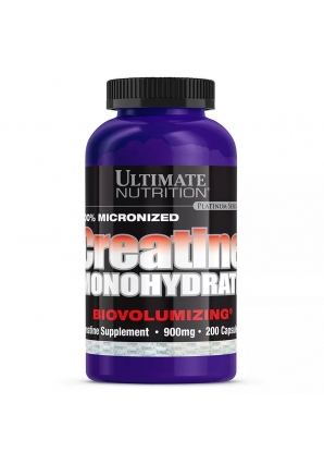 Креатин моногидрат Creatine Monohydrate 200 капс (Ultimate Nutrition)