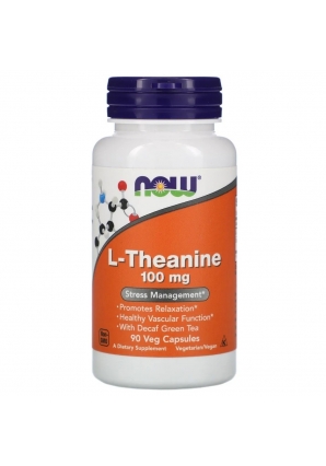 L-теанин Улучшение когнитивных функций L-Theanine 100 мг 90 капс (NOW)