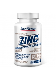 Цинк Укрепление иммунитета Zinc Bisglycinate Chelate 120 табл (Be First)