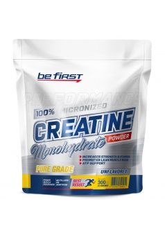 Креатин моногидрат Улучшение спортивных показателей Creatine Powder 300 гр ПАКЕТ (Be First)