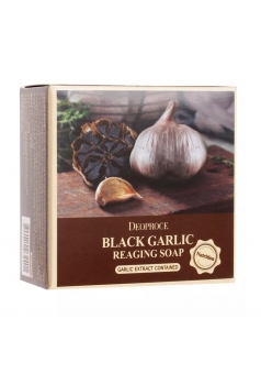 Мыло с экстрактом черного чеснока Black Garlic Reaging Soap 100 гр (Deoproce)