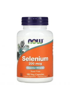 Селен в капсулах Антиоксидантная защита Selenium 200 мкг 180 капс (NOW)