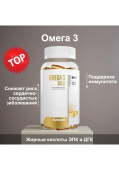 Omega-3 Gold USA 120 капс (Maxler)