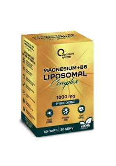 Магний и витамин B6 Поддержка нервной системы Magnesium + B6 Liposomal Complex Gold Series 60 капс (Optimum System)
