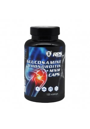 Для суставов и связок Glucosamine + Chondroitin + MSM 120 капс (RPS Nutrition)