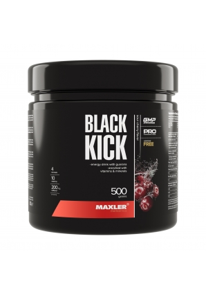 Энергетик + витамины + минералы порошок Black Kick 500 гр. БАНКА (Maxler)