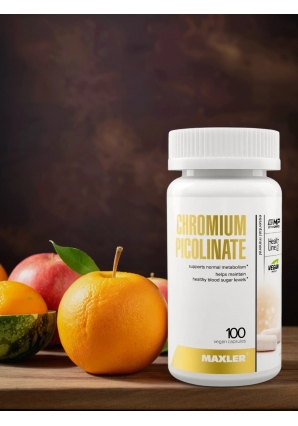Хрома пиколинат Chromium Picolinate 250 мкг 100 капс (Maxler)