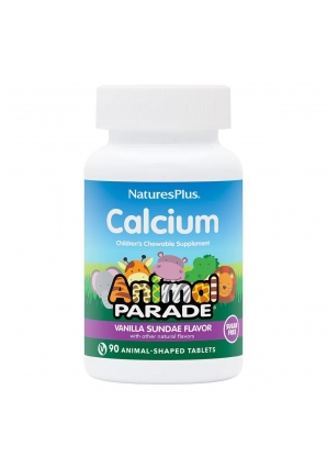 Кальций для детей Animal Parade Calcium Children's Chewable Sugar-Free Supplement 90 жев.табл (Natures Plus)