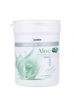 Маска альгинатная с алоэ успокаивающая Aloe Modeling Mask 240 гр - банка (Anskin)