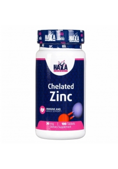 Хелатный цинк Chelated Zinc 30 мг 100 табл (Haya Labs)