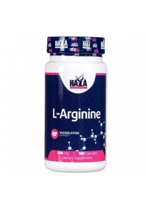Аргинин Повышает спортивные результаты L-Arginine 500 мг 100 капс (Haya Labs)