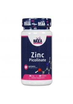 Цинк пиколинат Укрепление иммунитета Zinc Picolinate 30 мг 60 табл (Haya Labs)