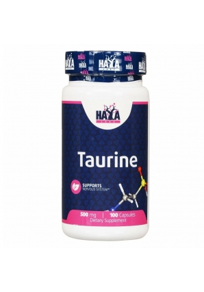 Таурин Снижение мышечной усталости Taurine 500 мг 100 капс (Haya Labs)