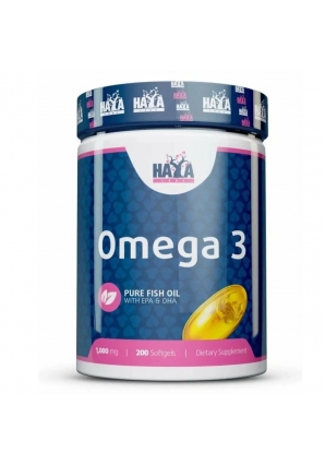 Омега-3 рыбий жир в капсулах Omega-3 1000 мг 200 капс (Haya Labs)
