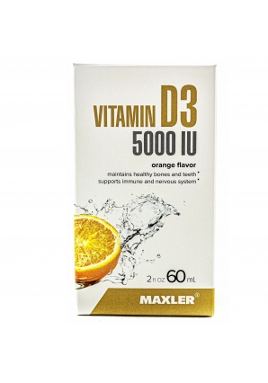 Витамин D3 капли Vitamin D3 5000 МЕ 60 мл (Maxler)