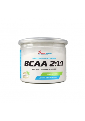 Защищает мышцы от разрушения Natural Line BCAA 2:1:1 200 гр (WestPharm)