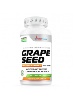 Экстракт виноградных косточек Vegan Line Grape Seed 400 мг 60 капс (WestPharm)