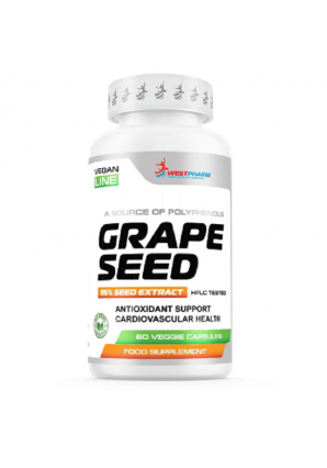 Экстракт виноградных косточек Vegan Line Grape Seed 400 мг 60 капс (WestPharm)
