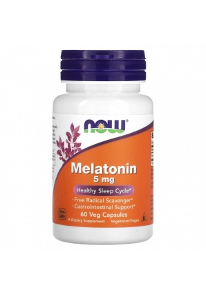 Melatonin 5 мг 60 капс (NOW)