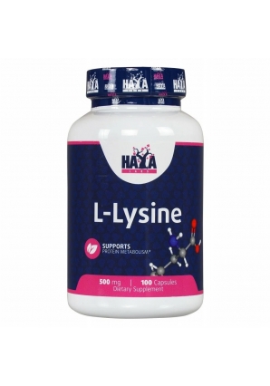 L-Lysine 500 мг 100 капс (Haya Labs)