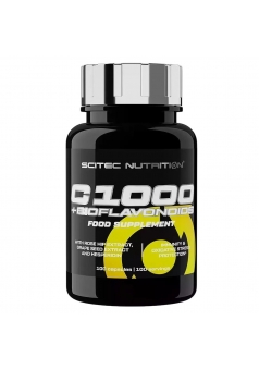 Витамин С с шиповником и биофлавоноидами C1000 + Bioflavonoids 100 капс (Scitec Nutrition)
