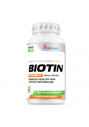 Vegan Line Biotin 5000 мг 60 капс (WestPharm)