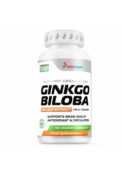 Гинкго билоба Vegan Line Ginkgo Biloba 60 капс (WestPharm)