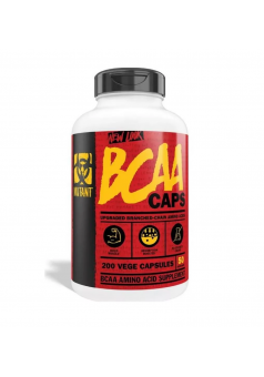БЦАА аминокислоты с электролитами для быстрого восстановления BCAA 200 капс (Mutant)