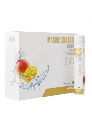 Морской Коллаген с Гиалуроновой кислотой и витамин Ц  Marine Collagen Skin Care 14 амп 25 мл (Maxler)
