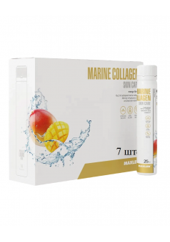 Морской Коллаген с Гиалуроновой кислотой и витамин Ц  Marine Collagen Skin Care 7 амп 25 мл (Maxler)