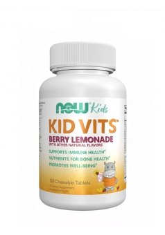 Жевательные витамины для детей со вкусом ягод Kid Vits Berry Blast 120 жев табл (NOW)
