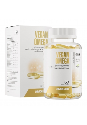Веган Омега Vegan Omega 3-6-9 60 капс (Maxler)