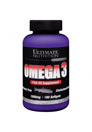 Omega 3 1000 мг 180 капс. (Ultimate Nutrition)