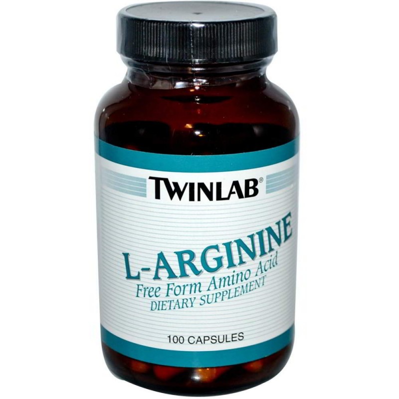 L-Arginine 100 капс (Twinlab) - L-Аргинин - Спортивное питание в интернет магазине PitTop - интернет-магазин спортпита в г. Москва предлагает вам недорогое спортивное питание