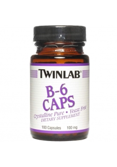 B-6 100 мг. 100 капс. (Twinlab)