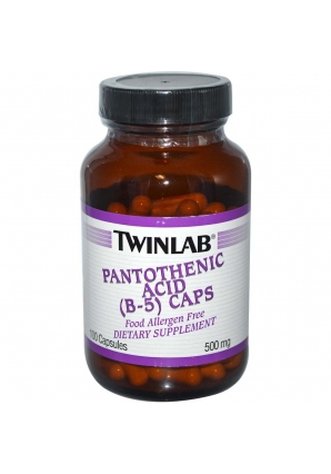 Pantothenic Acid (B-5) Caps 500 мг 100 капс. (Twinlab)