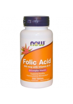 Folic Acid 800 мкг 250 табл (NOW)